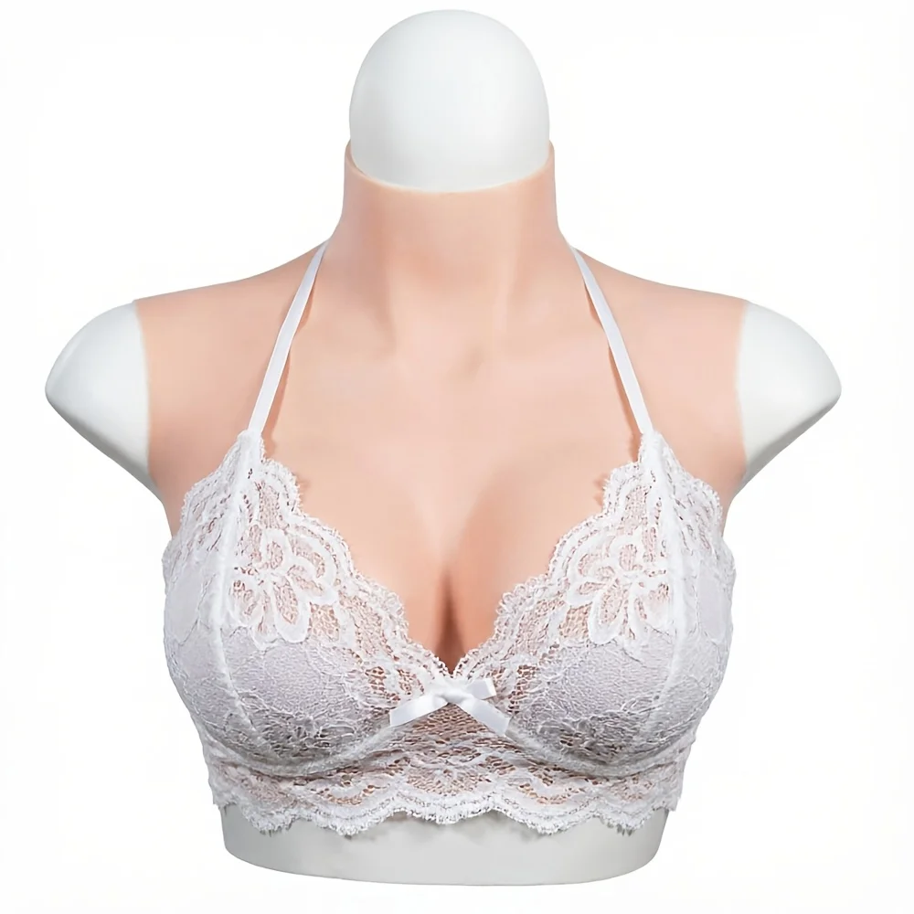 Simulated silicone breathable fake chest, comfortable, soft and elastic, transgender clothing modification, multiple models