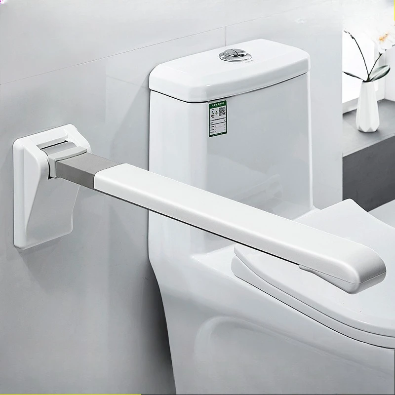 

Foldable Toilet Handrail Non-Slip Bathroom Safety Grab Bar Adjustable Shower Support Rail Universal Assist Handle for Seniors