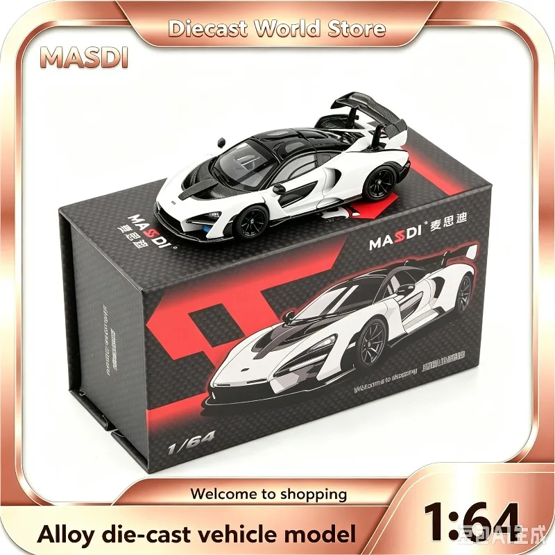 nuevo-producto-de-mastidi-replica-de-coche-deportivo-mclaren-senna-senna-gtr-modelo-765lt-black-warrior-escala-1-64