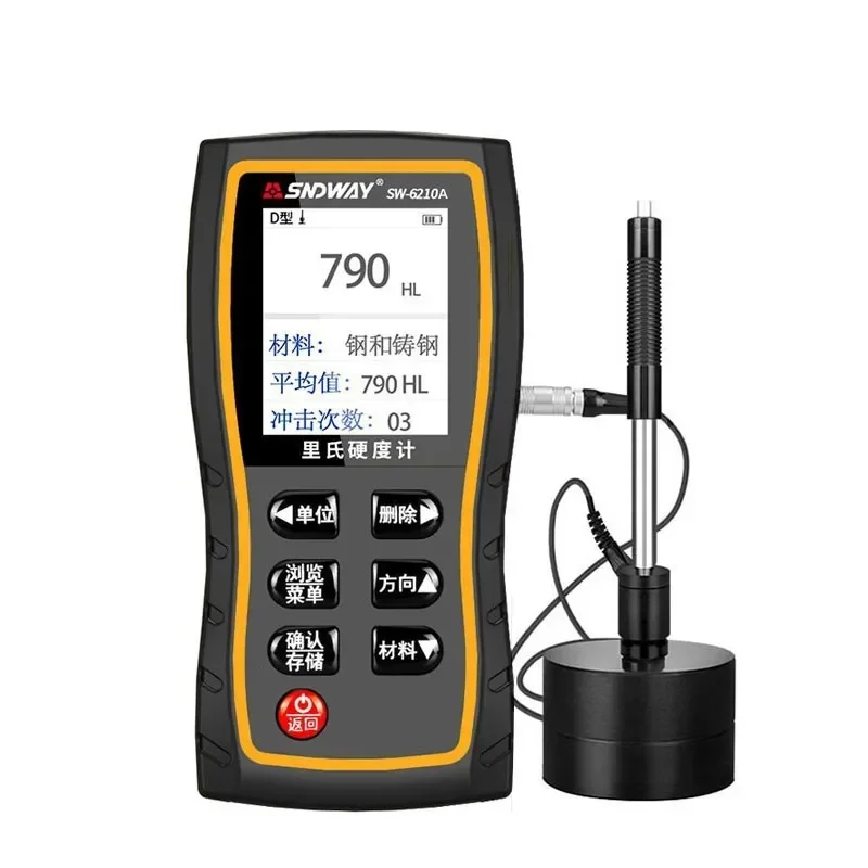 SNDWAY SW-6230/6210 A/B FE/NFE Paint Thickness Gauge 1700um Car Coating Measuring Meter