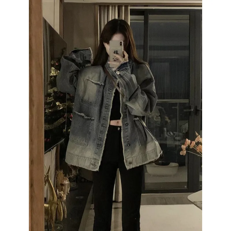 

Куртки Пальто Женские флисовые вельветовые лоскутные ретро винтажные стильные пуговицы с передним карманом Женские чистые простые базовые модные милые куртки