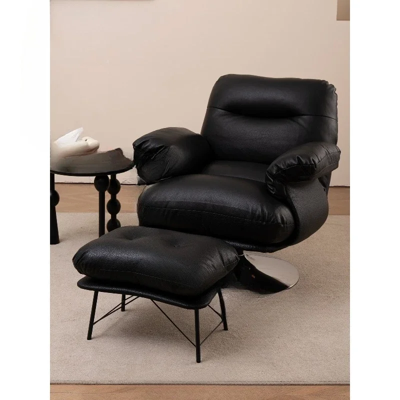 Swivel chair single sofa chair light luxury premium balcony living room study