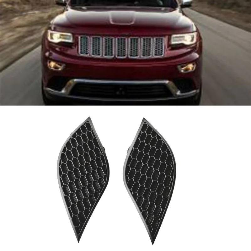 غطاء مصبغة المصد الأمامي للسيارة القوية 68143095AB 68143094AB لسيارة جيب جراند شيروكي 2014-2016 ملحقات السيارة