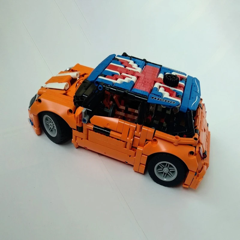 Moc Building Blocks Mini Cooper Technology Modular Bricks Model  Gifts Christmas Toys DIY Sets Assembly