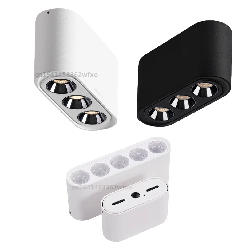 

Dimmable surface mounted LED downlight spotlight 6W12W sky light COB line light AC110-220V living room kitchen interior lighting