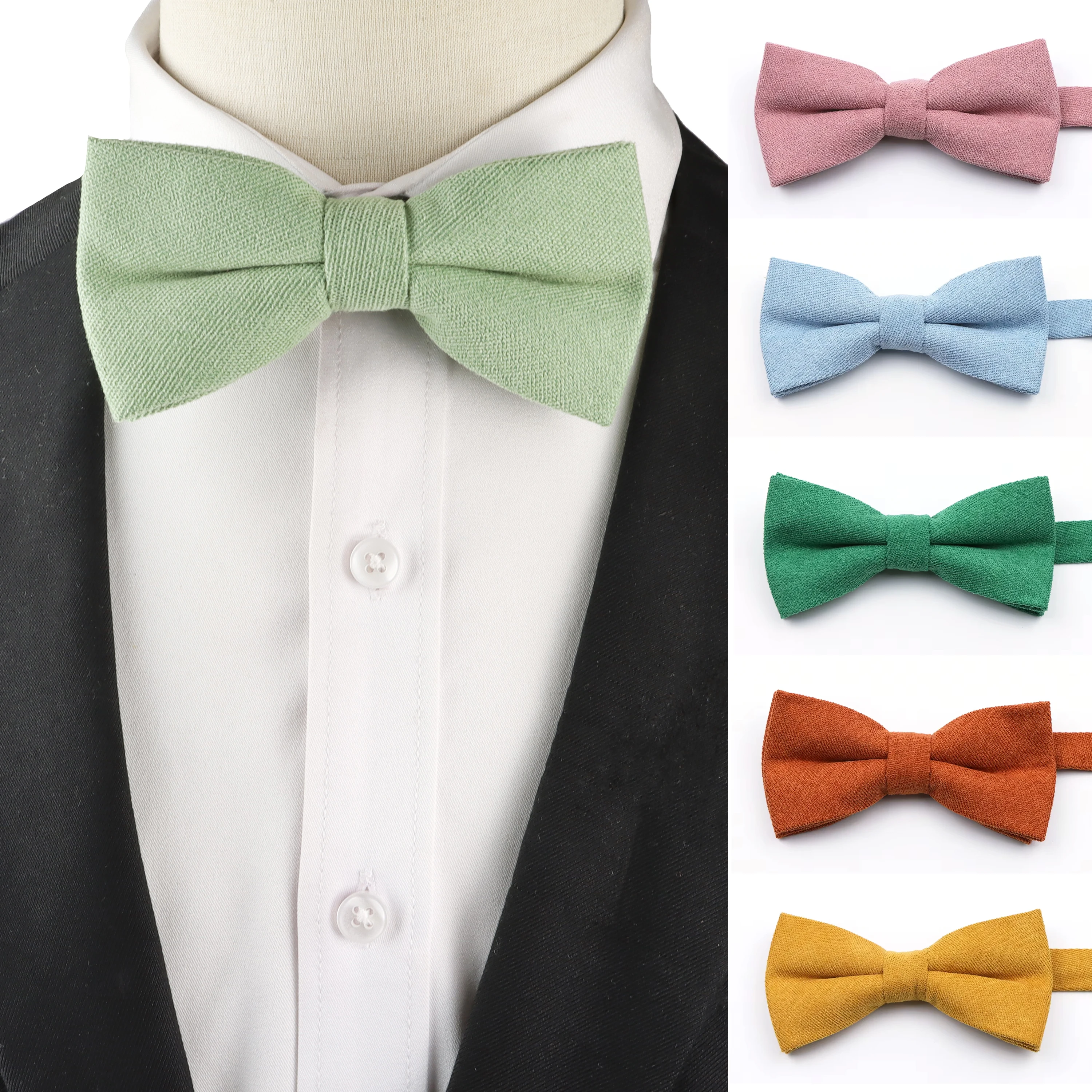 

Лидер продаж, однотонный галстук-бабочка для отца и сына, подарок с бантом, супер мягкая замшевая бабочка, рубашка для свадебной вечеринки, аксессуар для костюма