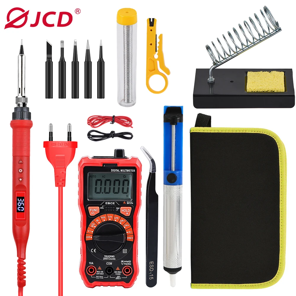 

DM01/02 Digital Multimeter 908U Soldering Iron Group Automatic Range NVC AC/DC Capacitor 2000 Counting Electrician Special Teste