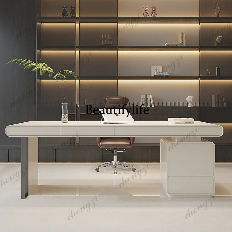 Minimalist Aesthetic Office Desk Design Nordic Crafts Conference Luxury Office Desk Modern Executive Ufficio Unique Furniture