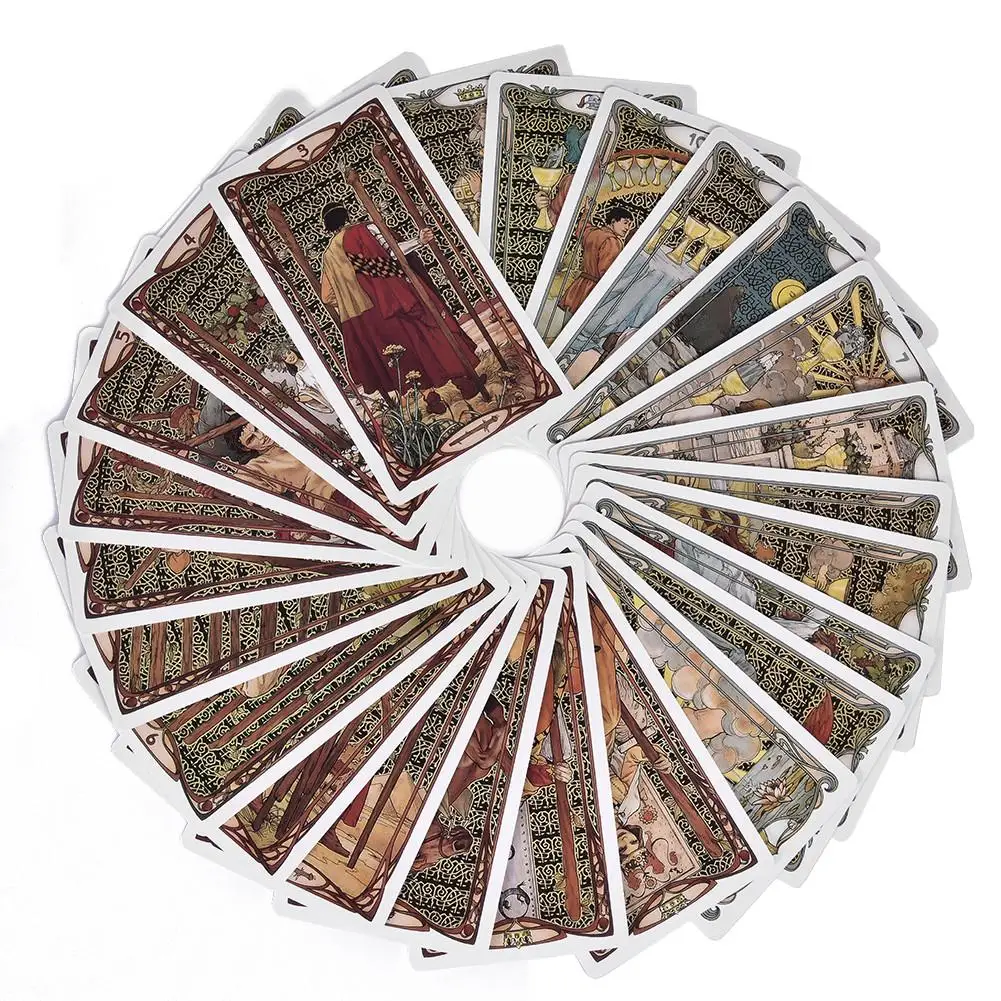 Lot De 78 Cartes Oracle Tarot Néon – Version Anglaise – Design Fluo, Complet, Pour Débutants – Divination, Fêtes Et Famille