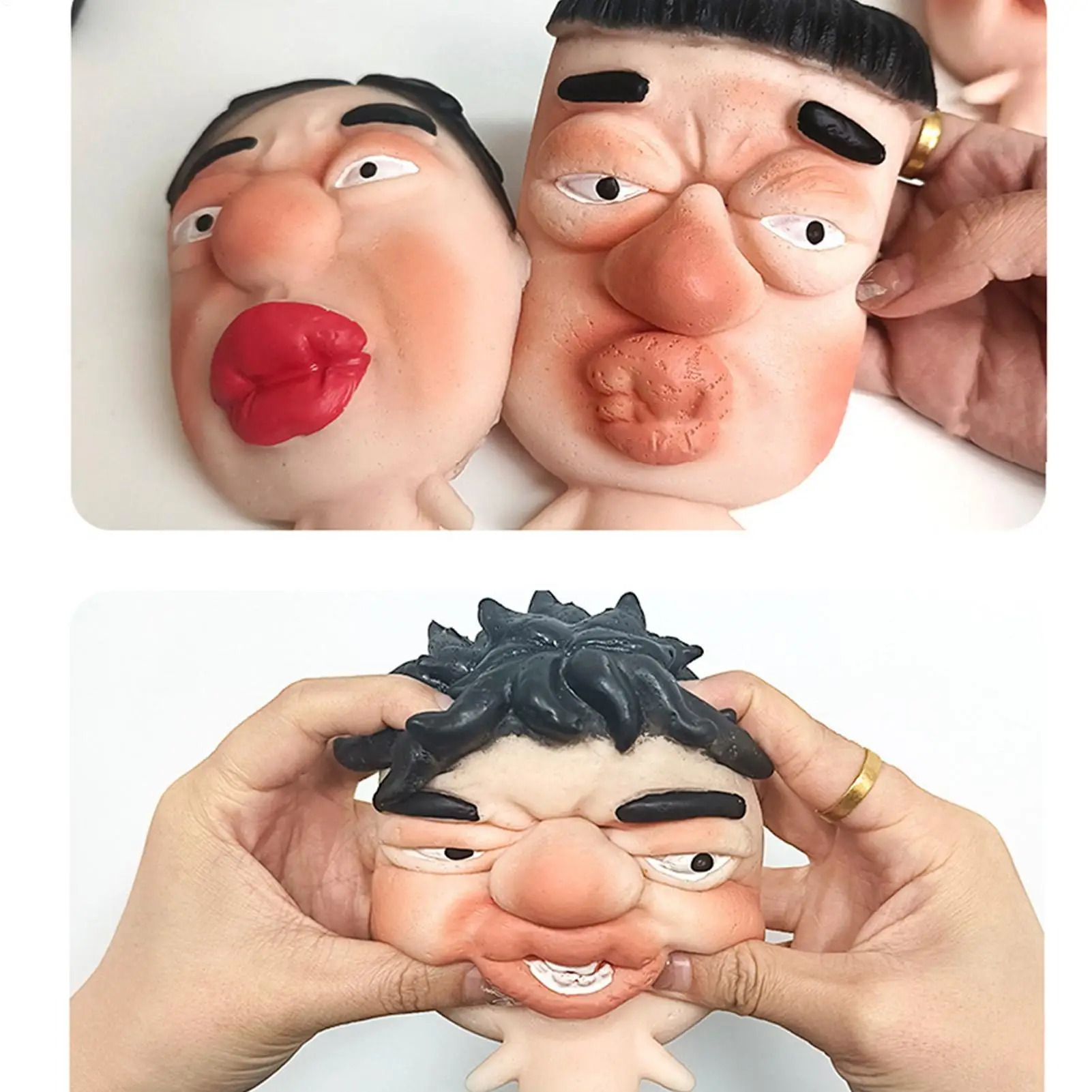 ของเล่นบีบสำหรับเด็ก รูปหน้าใหญ่ ของเล่นคลายเครียด ของเล่นบีบคลายเครียดสำหรับเด็ก วัยรุ่น ผู้ใหญ่ นักเรียน ทำงาน ออฟฟิศ