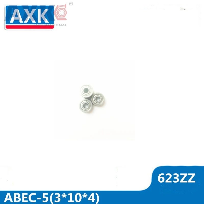 

AXK 623ZZ ABEC-5 (100 шт.) 3x10x4 мм Миниатюрные шарикоподшипники 623ZZ EMQ Z3V3