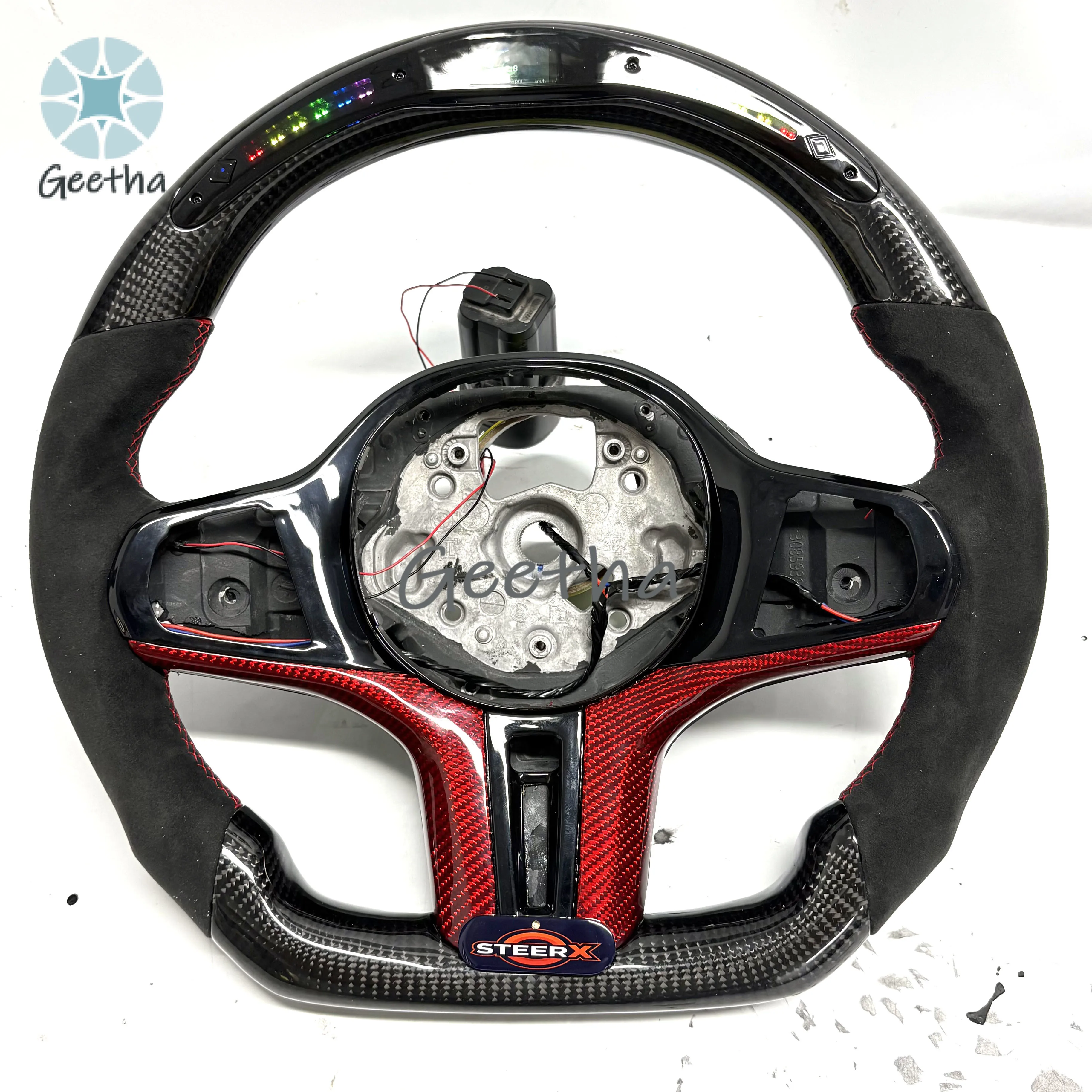 

Руль из карбона для BMW G02 G05 G06 G09 G11 G12 G15 G20 G22 G28 G29 G30 G38 G80 G82 F40 F90, автомобильные аксессуары