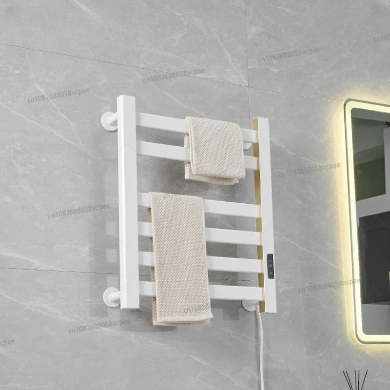 

Электрический полотенцесушитель с умной сенсорной панелью, настенный, сохраняет полотенца теплыми и сухими весь день, IPX4, для ванной комнаты