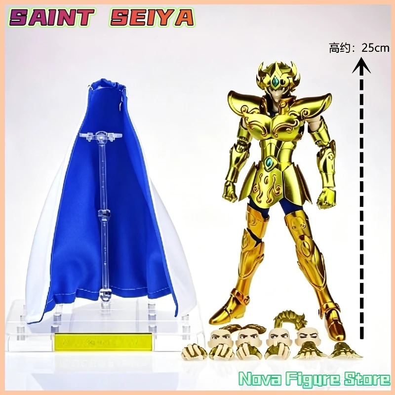 In Stock Saint Seiya Myth Leo Plus3 Aiolia 25cm Base Nameplate Imperial Gold 25cm Action Figure Toys Collection Gifts