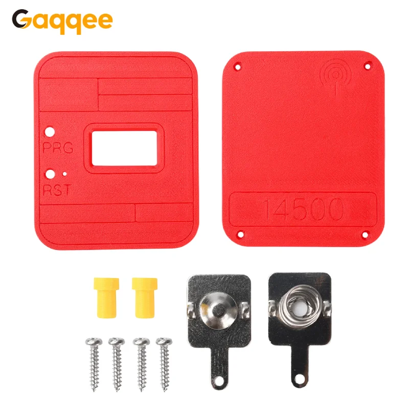 2026 New LoRa 32 V4 ESP32 WIFI Bluetooth Development Board Expansion Shell Portable  14500 Lithium Battery Case Red/Gray/Blue