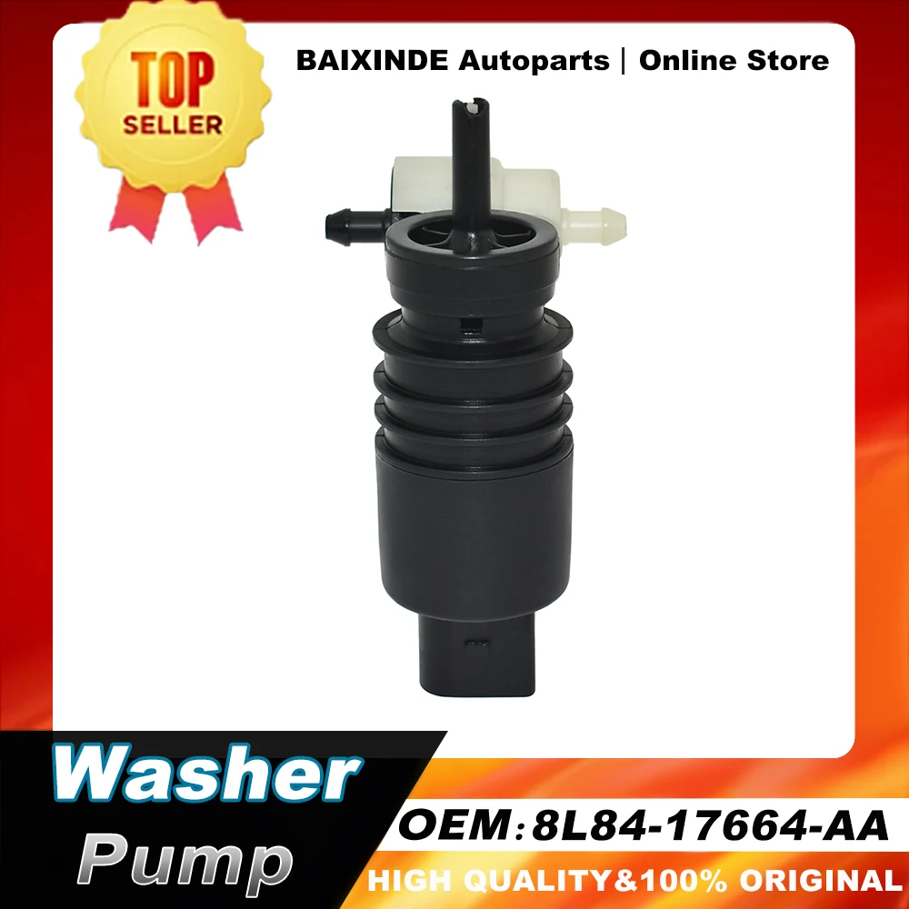 OEM 8L84-17664-AA 3162390 8L8417664AA 8L84 17664 AA Windscreen Windshield Washer Pump For Ford Auto Parts Car Accessories