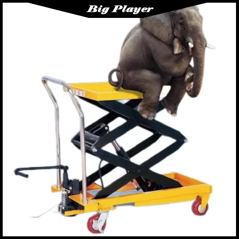 

New Arrival Lifting Trolley, Flat Greenhouse Trolley Dolly Electric Hydraulic Transport Trolley