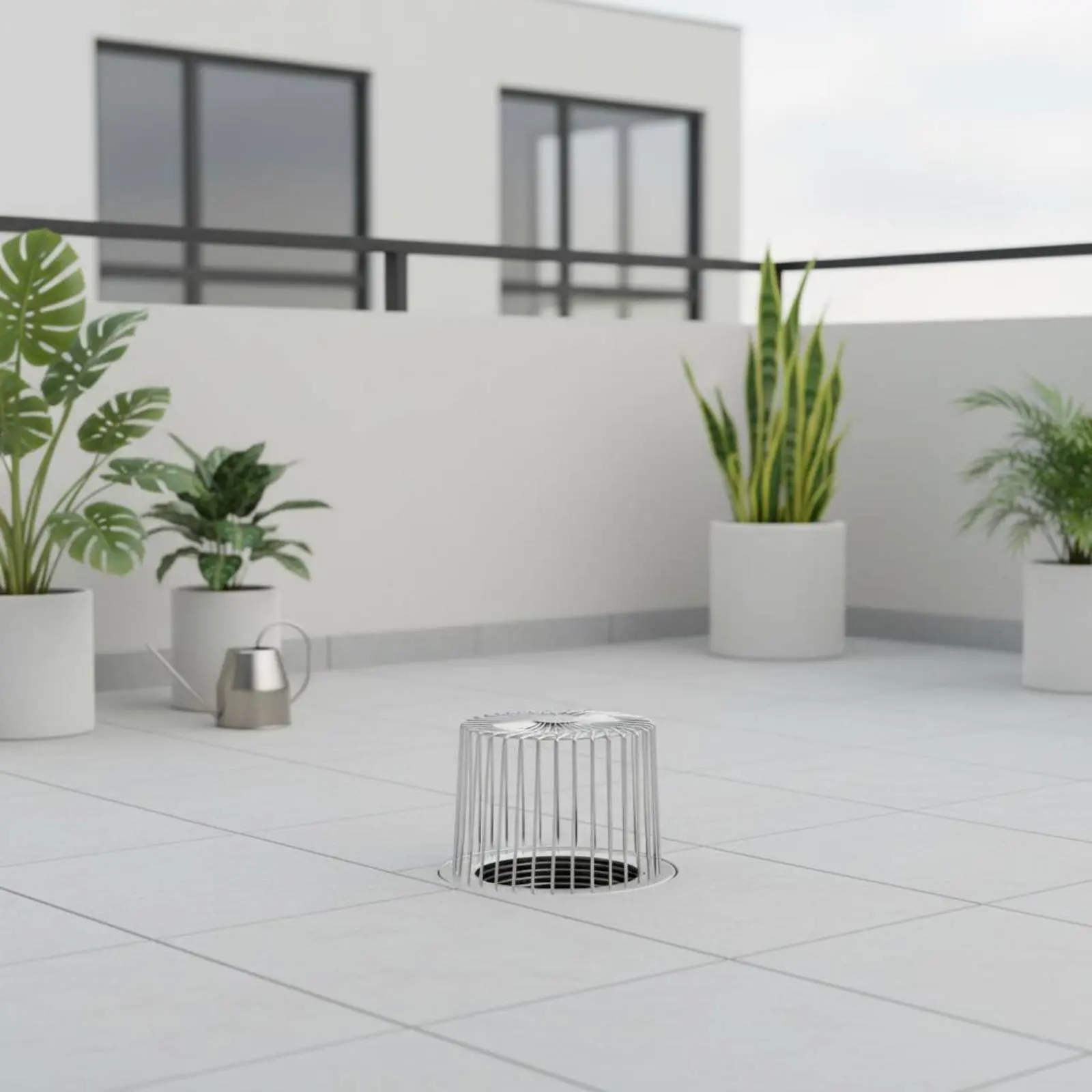 

Clog-Preventing Drain Cover Rust-Resistant Multihole Drain Strainer Exhaust Vent Avian Screen Thickened Material Plumbing
