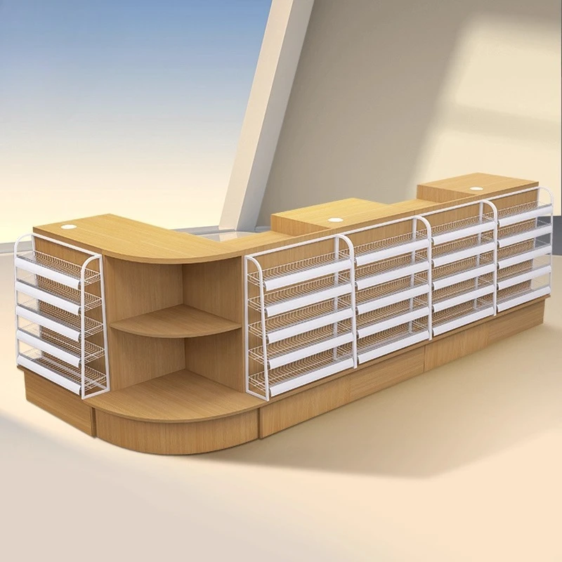 صفحة الخروج، متجر مريح للسوبر ماركت وخزانة النبيذ ومتجر قرطاسية للرضع، عداد أمين الصندوق الزاوية الصغيرة