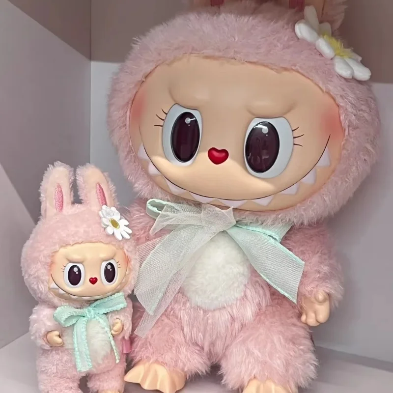 Genuino Labubu Zimomo bambola in vinile Il mostro Carnevale Serie Ciondolo Kawaii Labubu Mokoko Ciondolo Halloween Regali a sorpresa per bambini