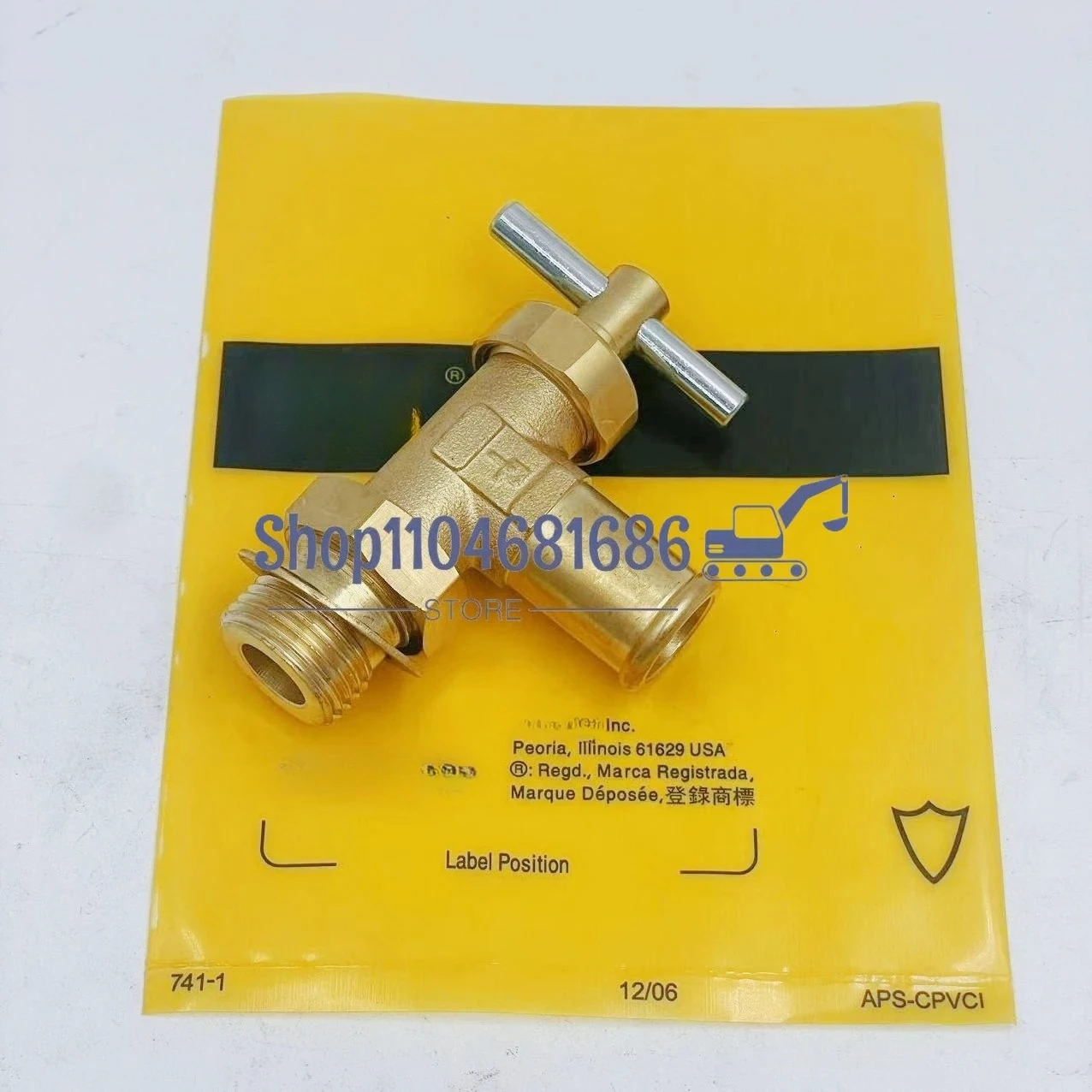 6V-7238,VALVE SHUTOFF 1090,1190,120K,120M,140K,140M,320D,336D,330D,c7/c9 Engine VALVE ,SWING DRIVE VALVE