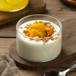 2/4pc Clear Glass Dessert Cup Set Heat Resistant Jelly Pudding Cup  Ice Cream Bowl