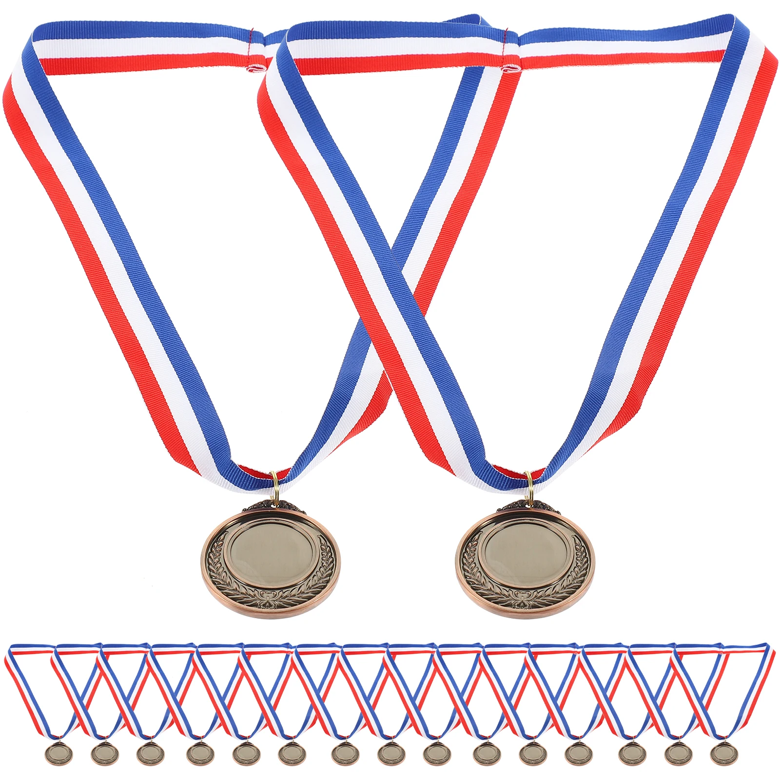 

24pcs Metal Medals 5.2cm Copper Blank Sports Award Student Race Prize Winner Medal Commemorative Souvenir Team Sports