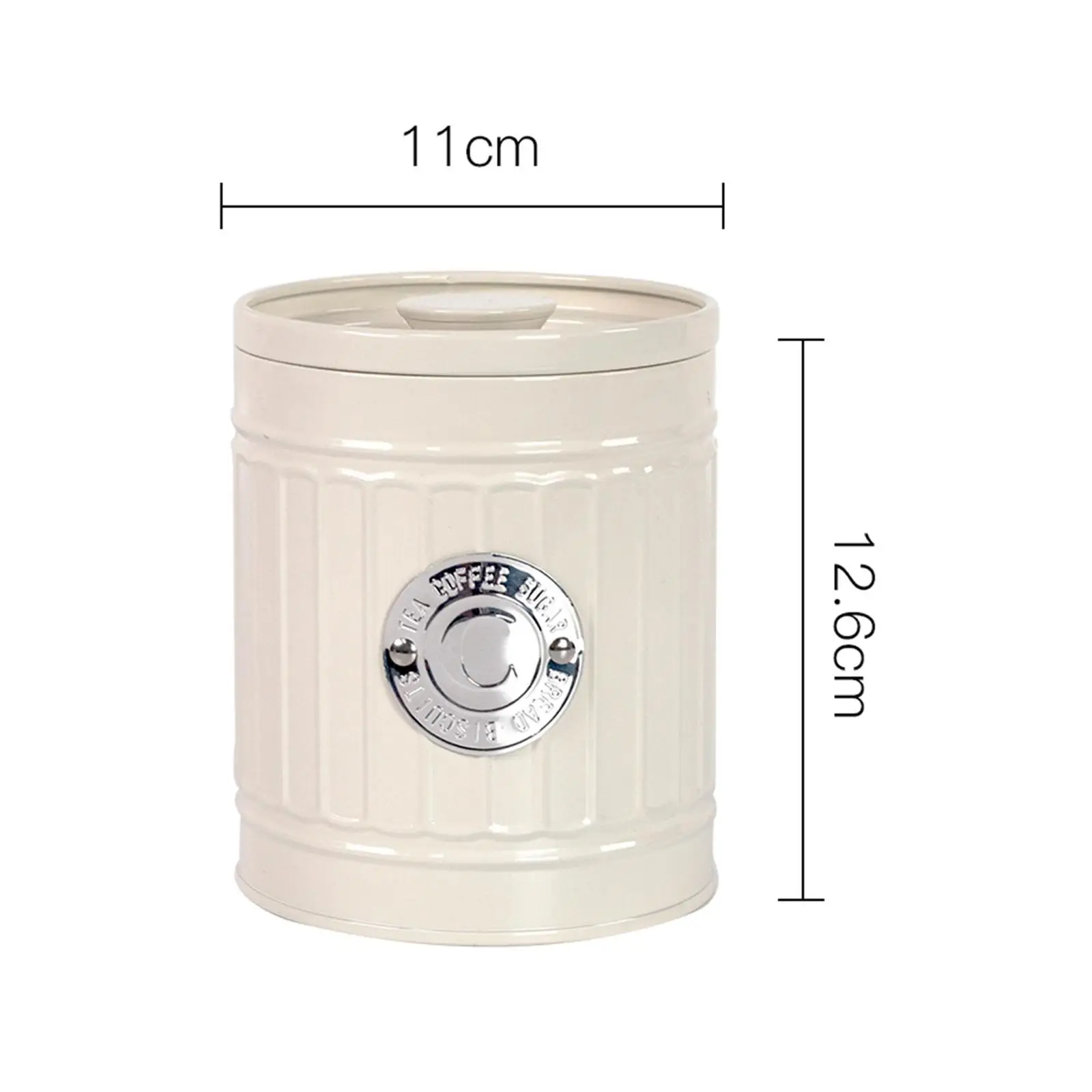 Airtight Coffee Canister Multifunctional Kitchen Canister Coffee Storage Container for Tea Coffee Beans Cookie Flour Pantry