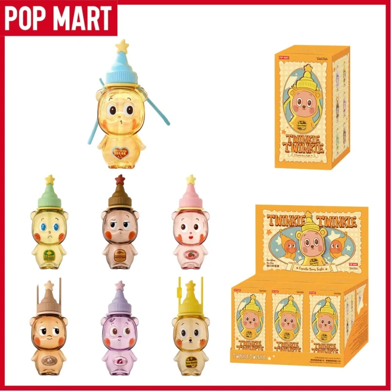 

POP MART Twinkle Twinkle New Arrival Create Your Taste Series Blind Box Travel Mug Portable Transparent Drinking Cup Girl Gift