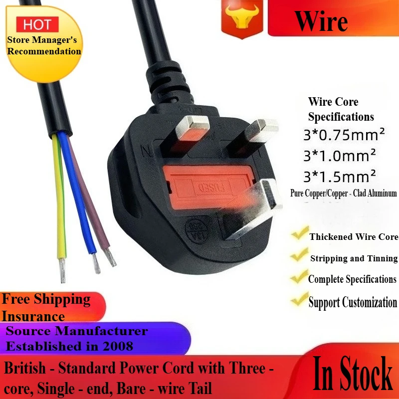 

NEW Durable US AU UK Standards AC Power Supply Adapter Cord Cable Lead Charging Line Wires