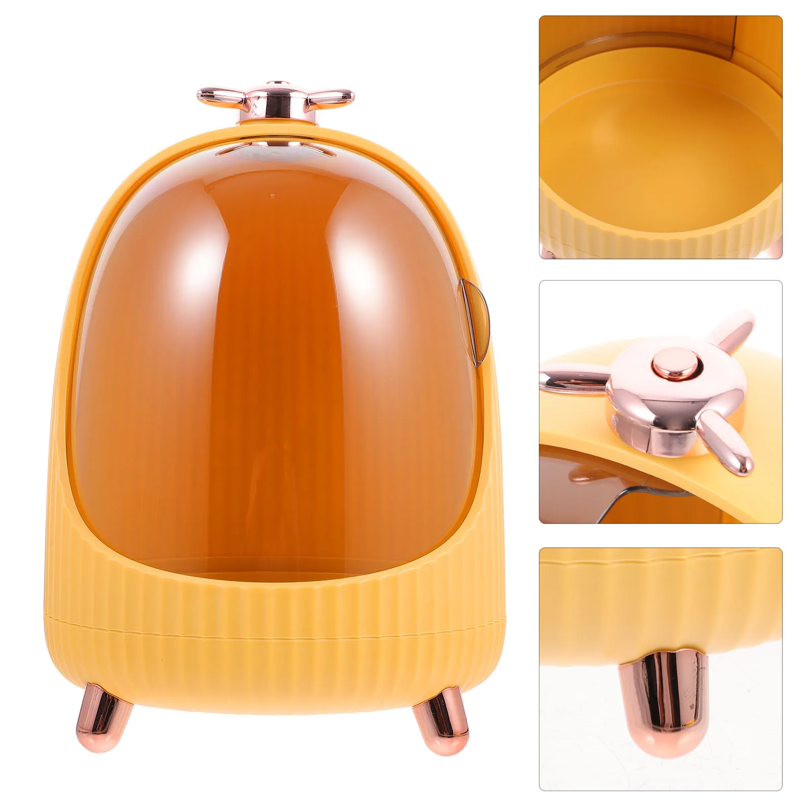

Makeup Storage Container Durable Plastic Cosmetics Box Bedroom Bathroom Dressing Organizer Skin Care Container Creative