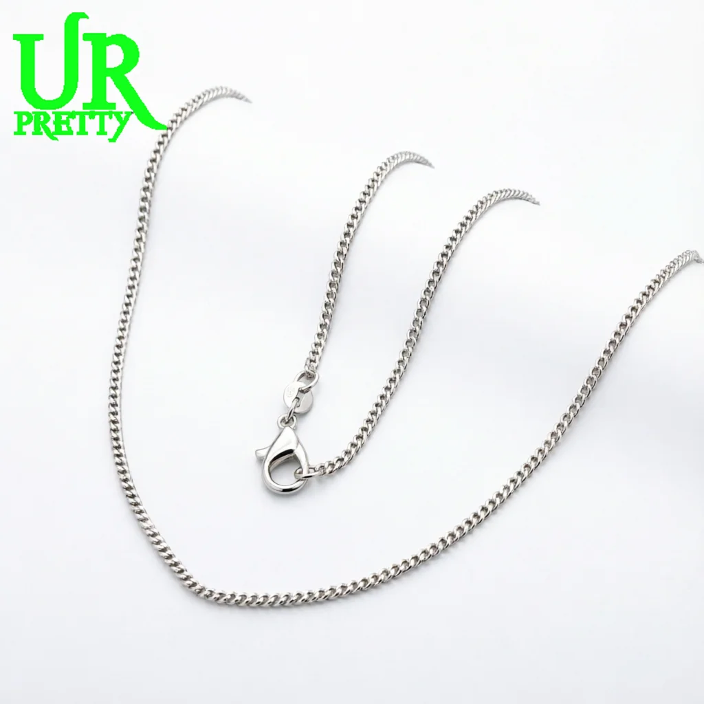 925 Sterling Silver 2mm Simple Side Chain Necklace 16-30 Inches Women's Party Engagement Wedding Fashion Jewelry
