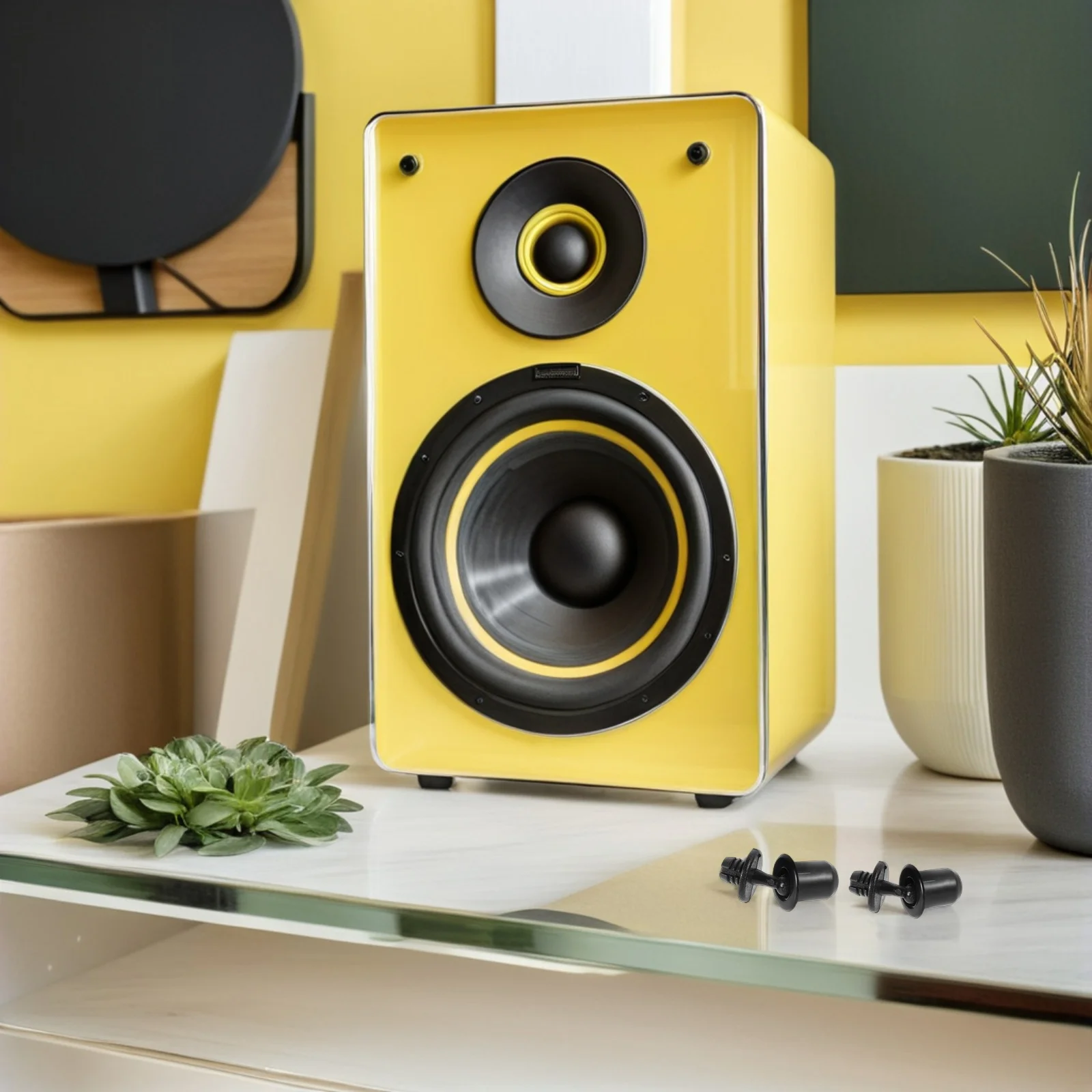 

20 set Grille Clips Acoustic Mesh Holders Durable Fixing Fasteners For Audio Equipment Mesh Retainers Acoustic Grill Clamps