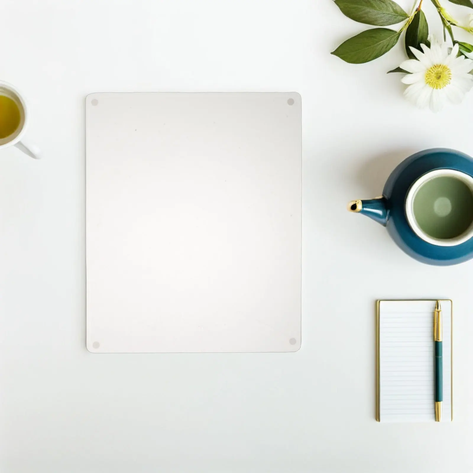Frosted Glass Mouse Pad Clear Non-Slip Transparent Desk Mat 36x30 Professional Office Gaming Laptop Computer Work Mousepad