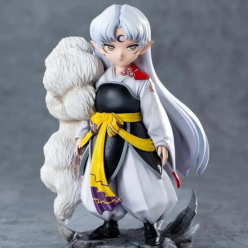 Anime Inuyasha Action Figures Bakusaiga Sesshoumaru Figure Childhood Style Statue Toys Pvc Collection Decor Ornaments Model Gift
