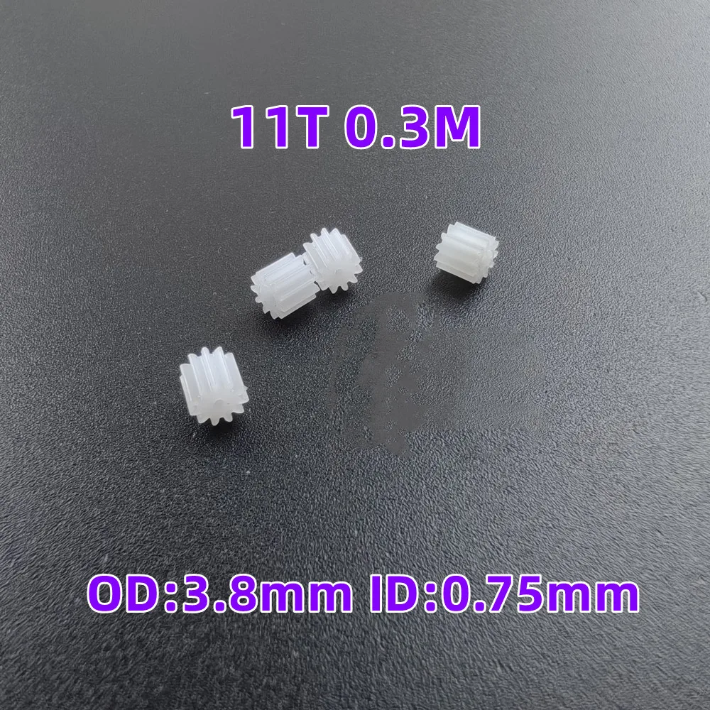 Plastic Small Motor Gear Teeth 6T 7T 8T 9T 10T 11T 12T 13T R/C Helicopter Quadcopter Drone Model Toys Spare Parts Accessories