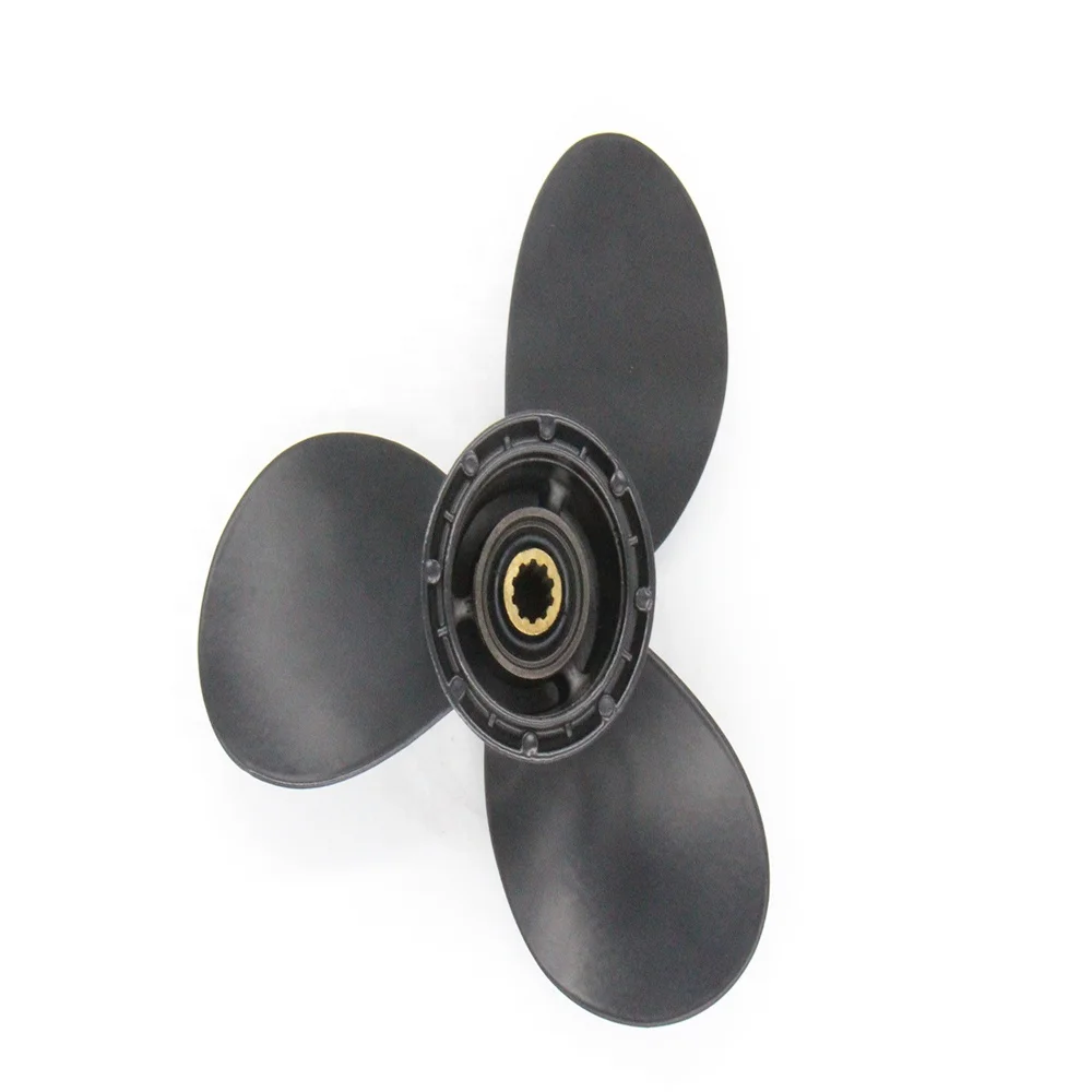 3 Blade Aluminum Alloy Marine Boat Outboard Propeller For Suzu Engine 9.9-15HP