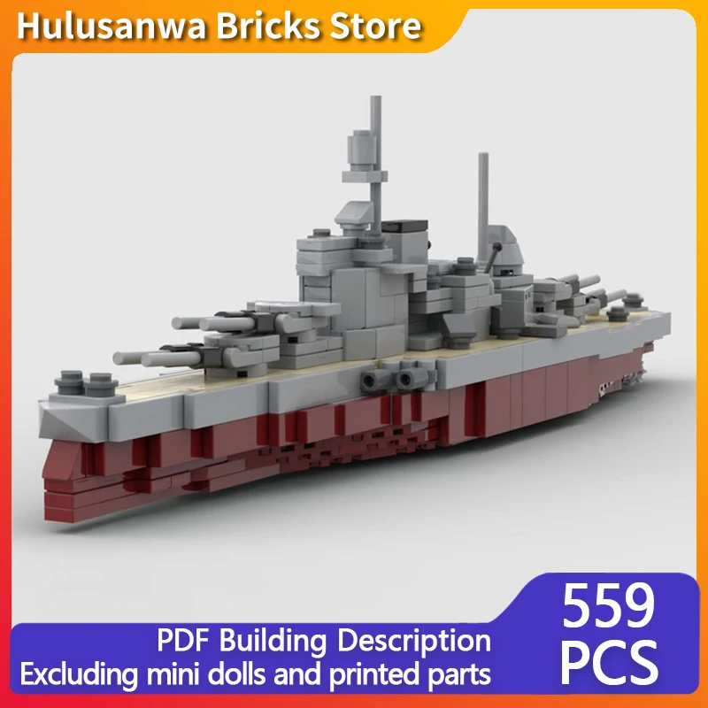 

HMS Warspite WW2 Военные сосуды Модель MOC Строительные кирпичи Военное оборудование Модульные технологии Подарки Праздничная сборка Детская игрушка