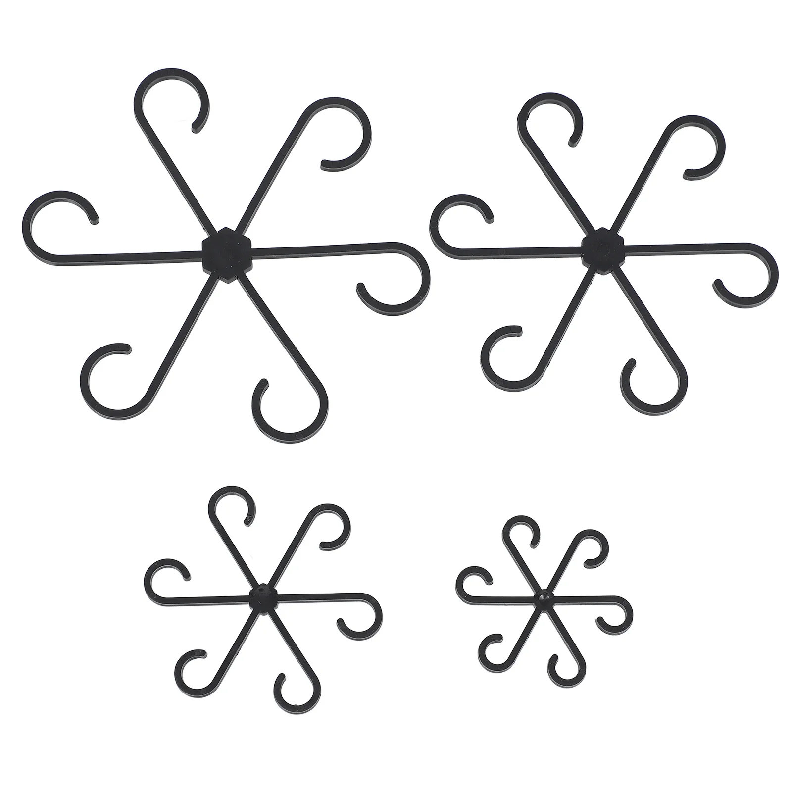 

4 Pcs Self-adhesive Plant Support Frame Shopping Plants Abs Cucumber Clips for Climbing