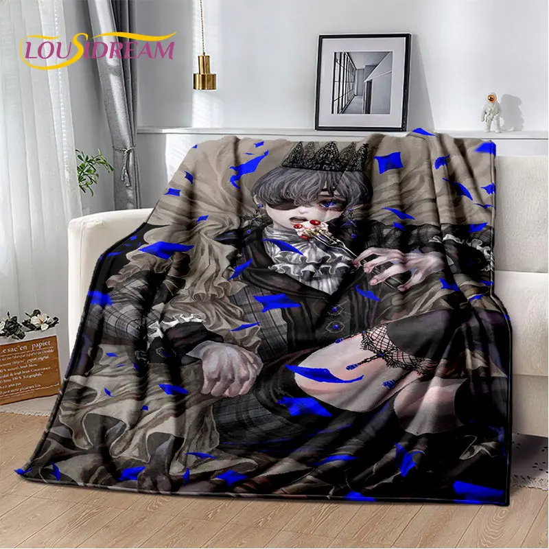 Black Butler  Anime Cartoon Soft Plush Blanket,Flannel Blanket Throw Blanket for Living Room Bedroom Bed Sofa Picnic Cover  Kids