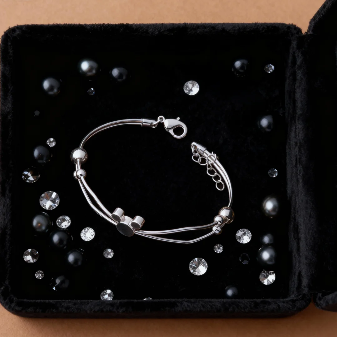 

Hot new fine Small Mickey bangle 925 Sterling Silver cuff Bracelets for Women adjustable Jewelry Fashion Party Christmas Gifts