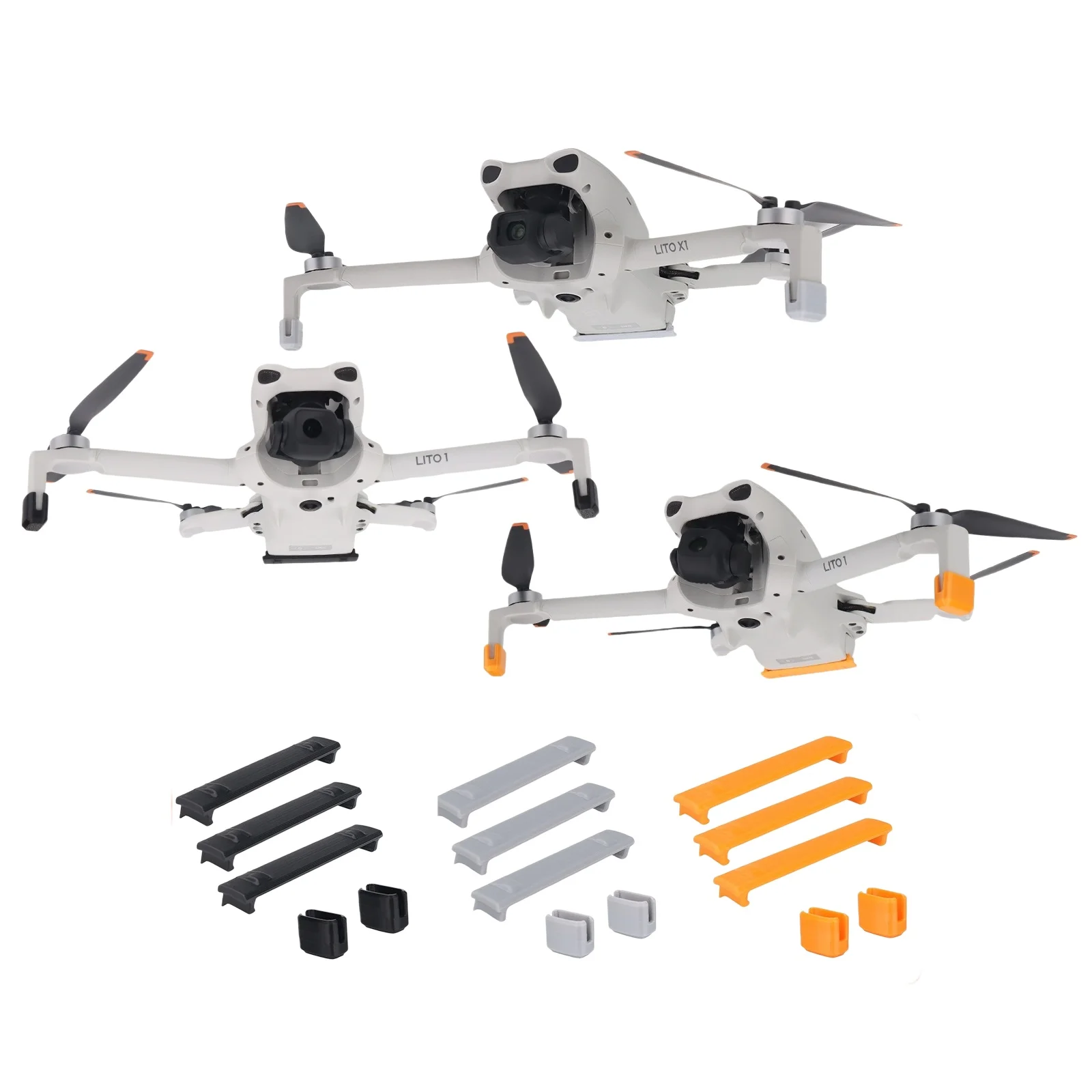 Picture 4: Protective Cover for DJI Lito X1 and Lito 1 Landing Gear Height-Increasing Bracket