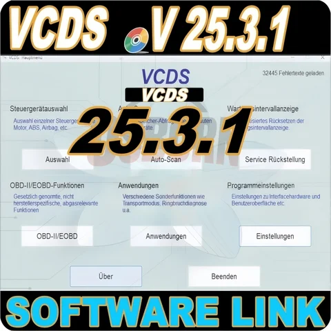 2025 vcds 25.3.1 UPDATE SOFTWARE VAG-COM VCDS OBD2 Scanner HEX V2 Multilingual Interface Garage software Unlimited VINs latest