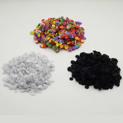 2000PCS 6mm 8mm 10mm White Round Felt Pads Appliques for DIY Hairbands accessories,6mm round felt patches,mini non-woven circles
