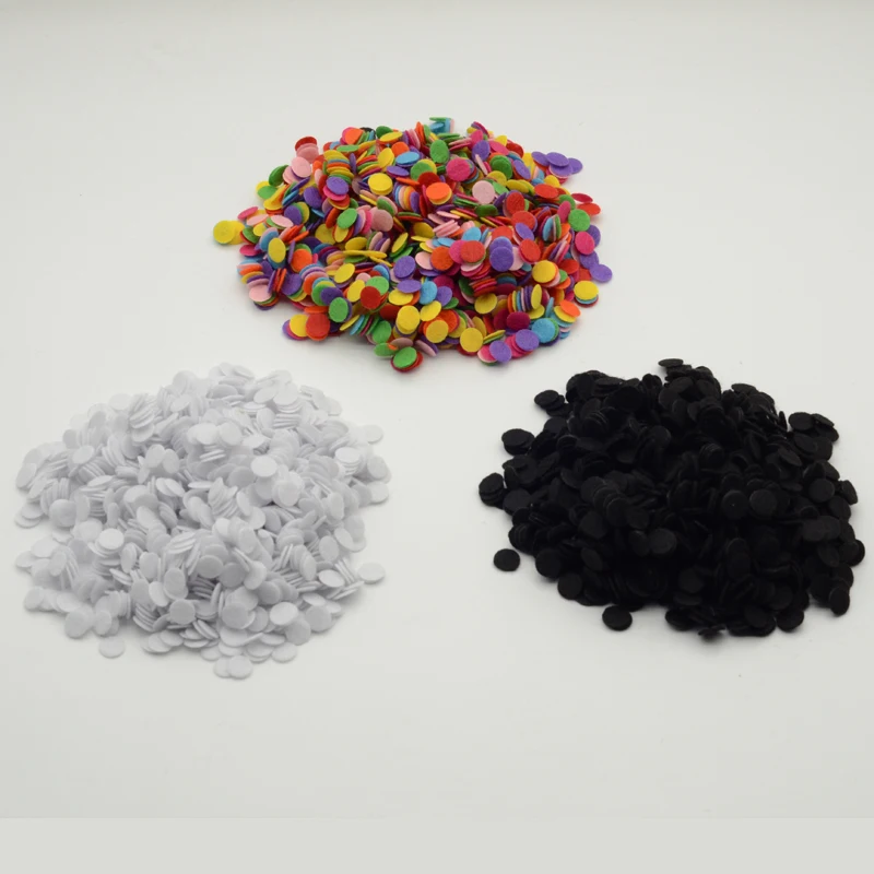 2000 sztuk 6mm 8mm 10mm białe okrągłe filcowe podkładki aplikacje dla DIY Hairbands akcesoria, 6mm okrągłe filcowe plastry, mini włókniny koła