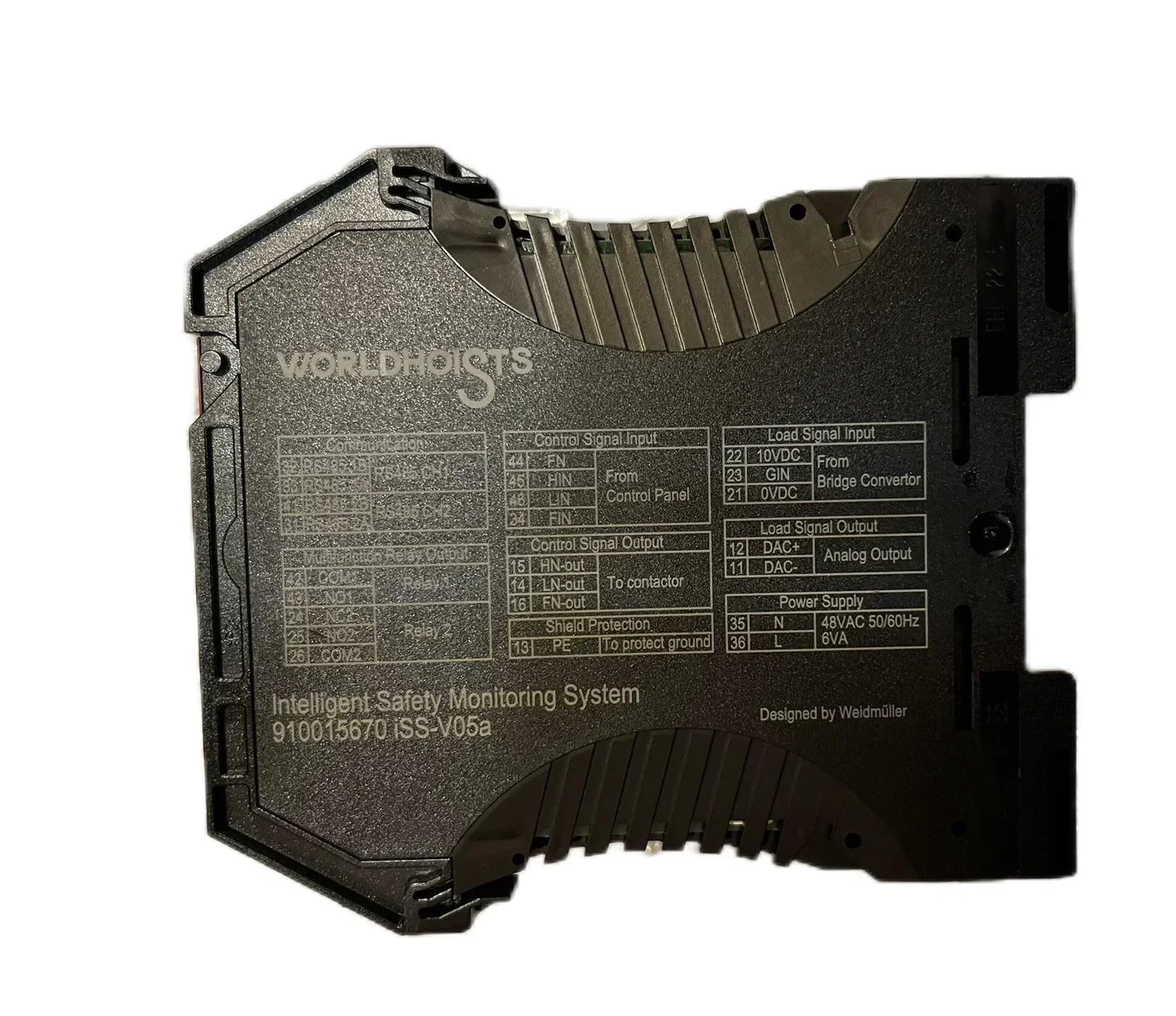 العمل في وحدة التحكم iSS-V05a، WORLDHOISTS العلامة التجارية الجديدة