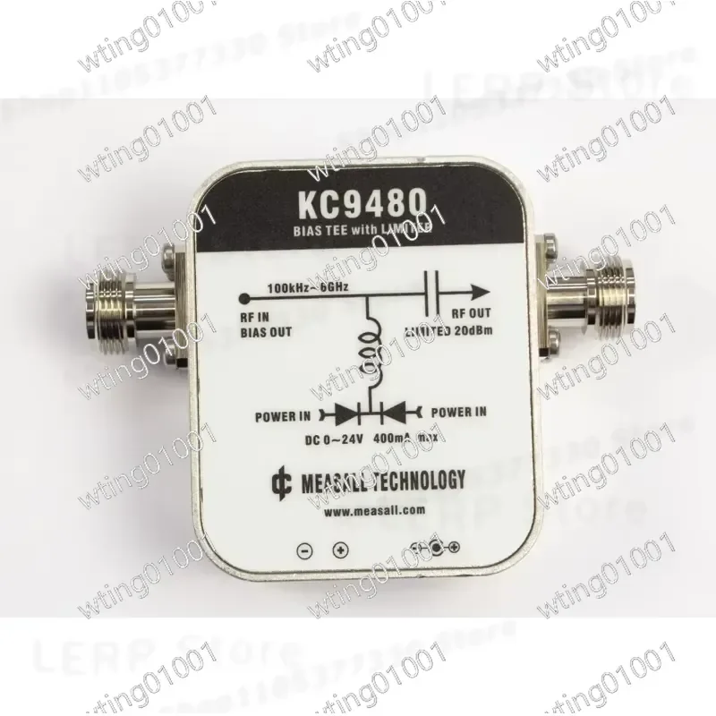 for KC9480 DC Bias Injector Limiter Inline 1MHz to 6GHz Signal Booster Amp Enhancing Reception Range for Radio Antenna