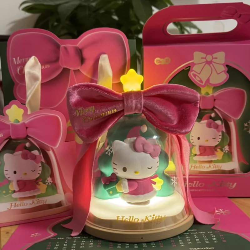 

New Hellokitty Christmas Ornament Light With Sleep Mode Best Friend Sparkling Breathing Light Girl Christmas Surprise Gift