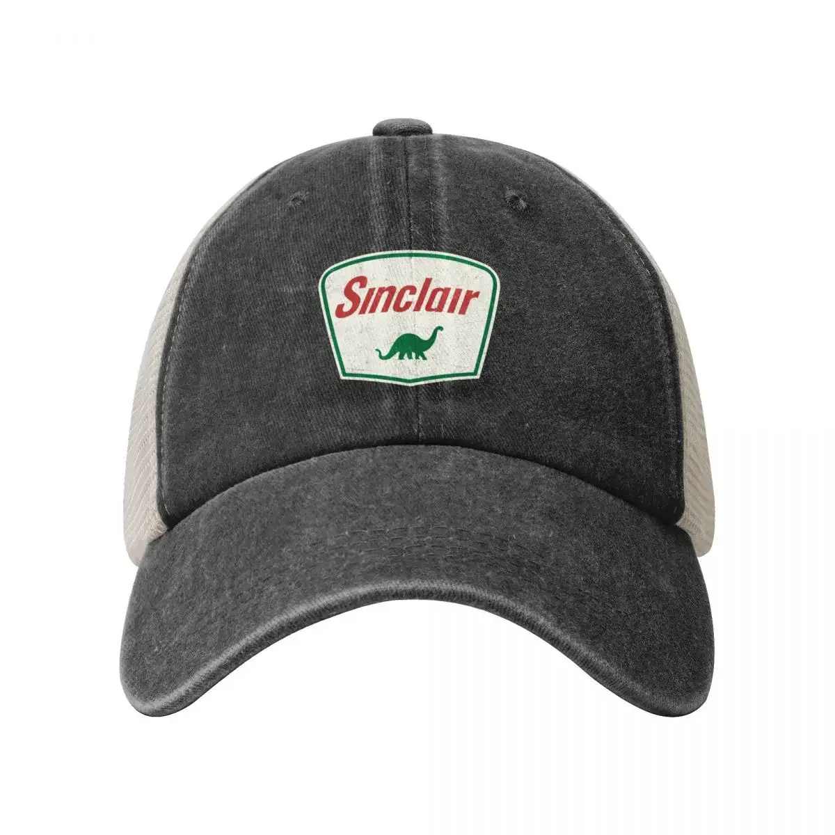 Sinclair Dino Gas Station Cowboy Mesh Baseball Cap Sunhat Anime Hat Luxury Man Hat tea Hat For Man Women's