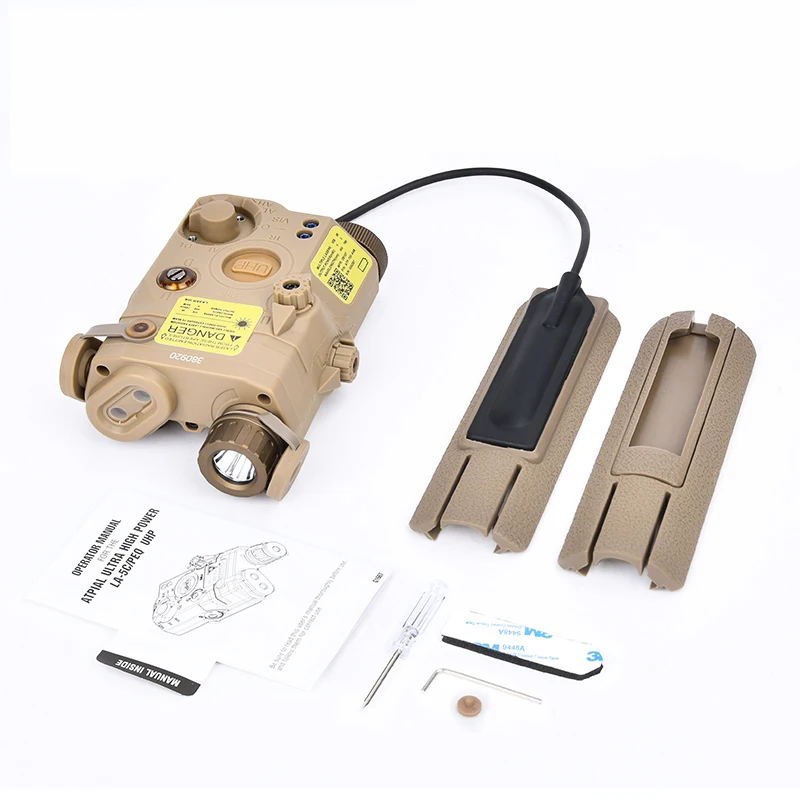 WADSN M600 PEQ15 Linterna táctica con puntero láser RGB - imagen 3